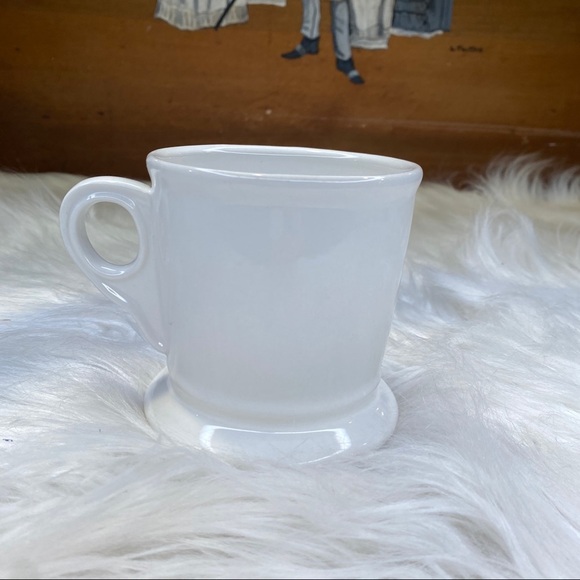 Anthropologie White Coffee Mug With Black Stylized Monogram "R" On Front - Picture 4 of 8